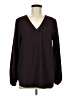 Nine West Burgundy Long Sleeve Blouse Size M - photo 1