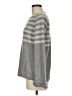 Wrap 100% Baby Alpaca Stripes Gray Wool Pullover Sweater Size 6 - photo 5