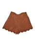 Miss Selfridge 100% Polyester Brown Shorts Size 10 - photo 2