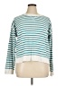 J.Crew 100% Cotton Stripes Teal Pullover Sweater Size XL - photo 1