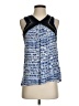 One September 100% Rayon Blue Sleeveless Blouse Size S - photo 1