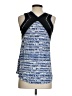 One September 100% Rayon Blue Sleeveless Blouse Size S - photo 2