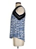 One September 100% Rayon Blue Sleeveless Blouse Size S - photo 5