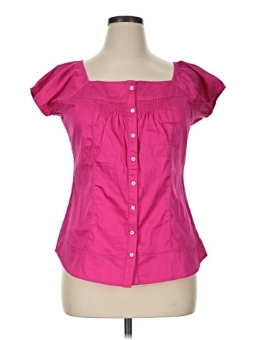 Banana Republic Factory Store Short Sleeve Blouse (view 1)