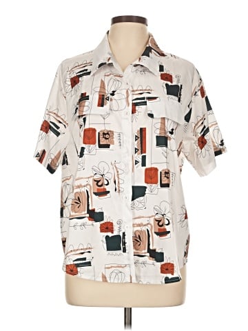 Assorted Brands Short Sleeve Button-Down Shirt (view 1)
