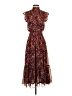 Aqua Paisley Brown Cocktail Dress Size S - photo 1