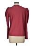 Nine West Burgundy Long Sleeve Top Size L - photo 2
