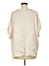 Tempo Paris Ivory Short Sleeve Blouse Size Med/Lg - photo 2