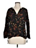 Point Sur 100% Viscose Black 3/4 Sleeve Blouse Size M - photo 1