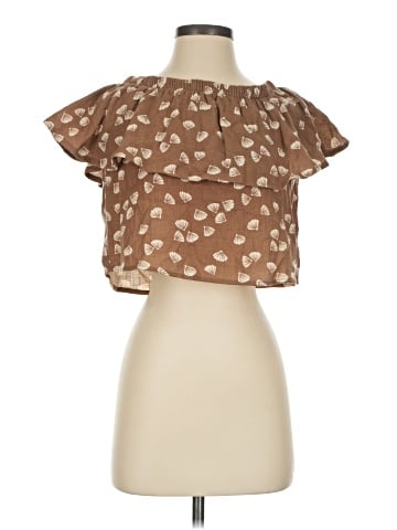 Rylee + Cru Short Sleeve Blouse (view 1)