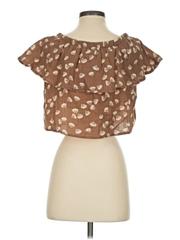 Rylee + Cru Short Sleeve Blouse (view 2)