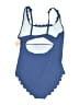 Charmo Blue One Piece Swimsuit Size XL - photo 2