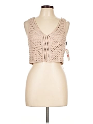 Pink Rose Sweater Vest (view 1)
