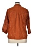 Zara Orange 3/4 Sleeve Blouse Size XL - photo 2