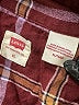 Levi's Plaid Burgundy Long Sleeve Button-Down Shirt Size XL - photo 7