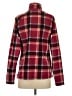 Eddie Bauer 100% Polyester Plaid Burgundy Pullover Sweater Size S - photo 2