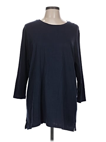 Lands' End 3/4 Sleeve T-Shirt (view 1)