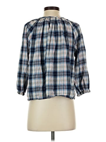 Gap 3/4 Sleeve Button-Down Shirt (view 2)