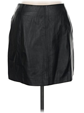 Reiss Faux Leather Skirt (view 1)