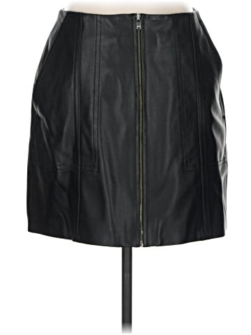 Reiss Faux Leather Skirt (view 2)