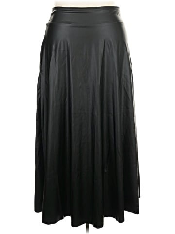 Lyaner Faux Leather Skirt (view 2)