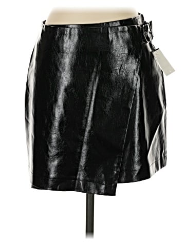 Avec Les Filles Faux Leather Skirt (view 1)