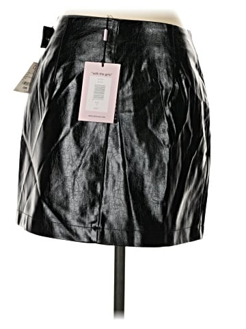 Avec Les Filles Faux Leather Skirt (view 2)