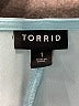 Torrid 100% Polyester Teal Short Sleeve Blouse Size 1X Plus (1) - photo 7