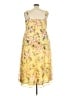 Roaman's 100% Polyester Yellow Cocktail Dress Size 20 - photo 2