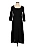Max Mara Solid Black Casual Dress Size 10 - photo 1