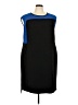 DKNYC Color Block Black Cocktail Dress Size 3X - photo 1
