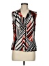 Calvin Klein Red Black Sleeveless Blouse Size M - photo 1