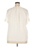 1.State 100% Polyester Ivory Short Sleeve Blouse Size XXL - photo 2