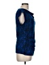 Anne Klein Blue Sleeveless Blouse Size M - photo 4