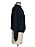 Ann Taylor LOFT Outlet 100% Polyester Blue Black Long Sleeve Blouse Size XS - photo 4