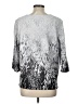 Alfred Dunner Silver 3/4 Sleeve Blouse Size L - photo 2
