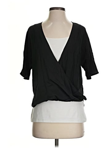 French Connection Short Sleeve Blouse (view 1)