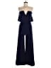 Lulus Color Block Blue Jumpsuit Size M - photo 1