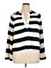 Pilcro Stripes Blue Pullover Sweater Size 1X - photo 1
