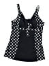 Unbranded Polka Dots Black Swimsuit Top Size XL - photo 1