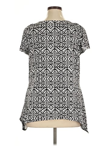 AB Studio Short Sleeve Blouse (view 2)