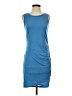 Unbranded Solid Blue Casual Dress Size S - photo 1