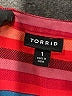 Torrid 100% Polyester Stripes Red Sleeveless Blouse Size 1X Plus (1) - photo 7