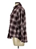 Old Navy Plaid Burgundy Long Sleeve Button-Down Shirt Size L - photo 5