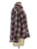 Old Navy Plaid Burgundy Long Sleeve Button-Down Shirt Size L - photo 4