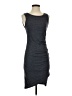 Leith Solid Gray Casual Dress Size S - photo 1