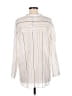 Zara Stripes Ivory Long Sleeve Button-Down Shirt Size M - photo 2