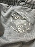 Asics 100% Polyester Stripes Gray Shorts Size M - photo 3