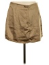 Motel Solid Tan Casual Skirt Size S - photo 2