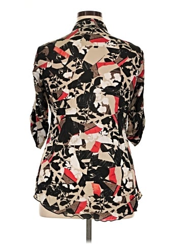 Style&Co 3/4 Sleeve Button-Down Shirt (view 2)
